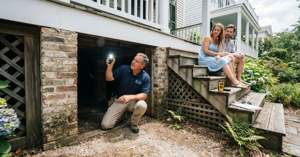 Buying an older Charleston home: what to check for water damage and mold risk