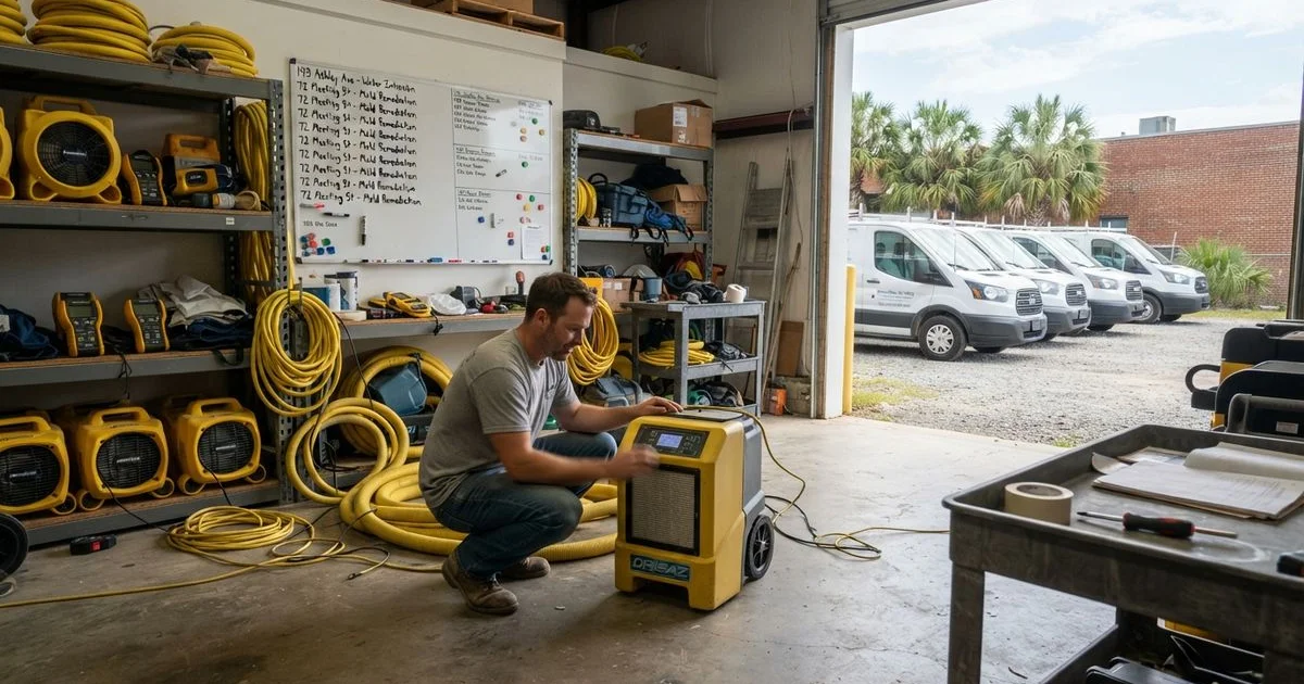 Featured water damage restoration service in Charleston SC