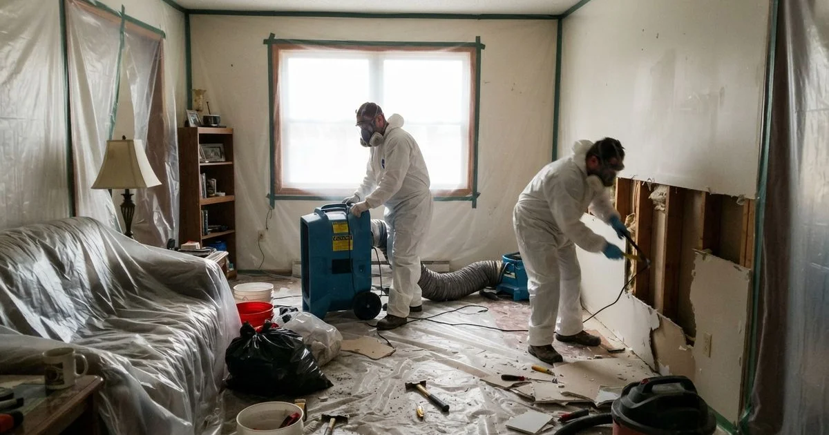 What to expect during a mold remediation job in Charleston, step by step