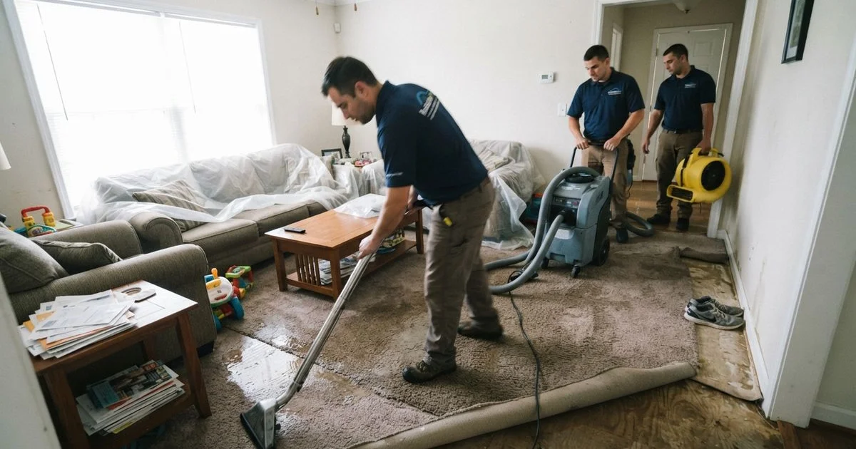Water damage emergency: what to do in the first 24 hours in Charleston
